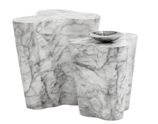 TV - SLAB MARBLE SIDE TABLE