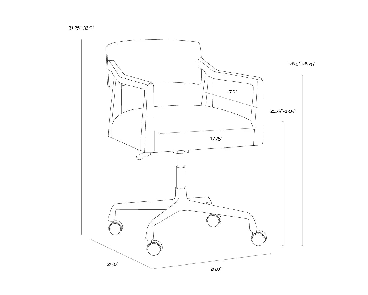 SP - KEAGAN OFFICE CHAIR