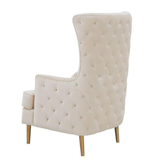 TV - ALINA TALL TUFTED CREAM BACK CHAIR