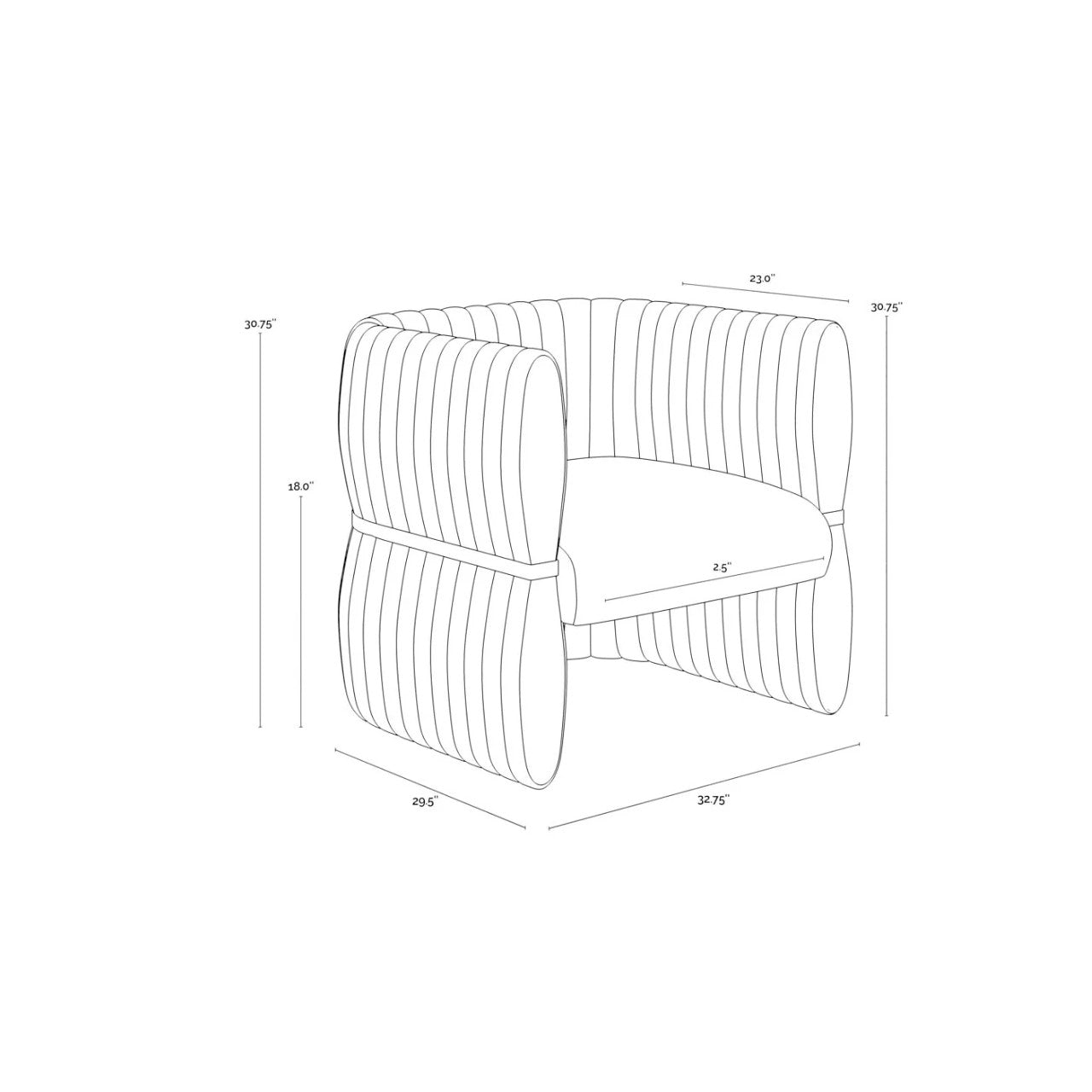 SP - TRYOR LOUNGE CHAIR