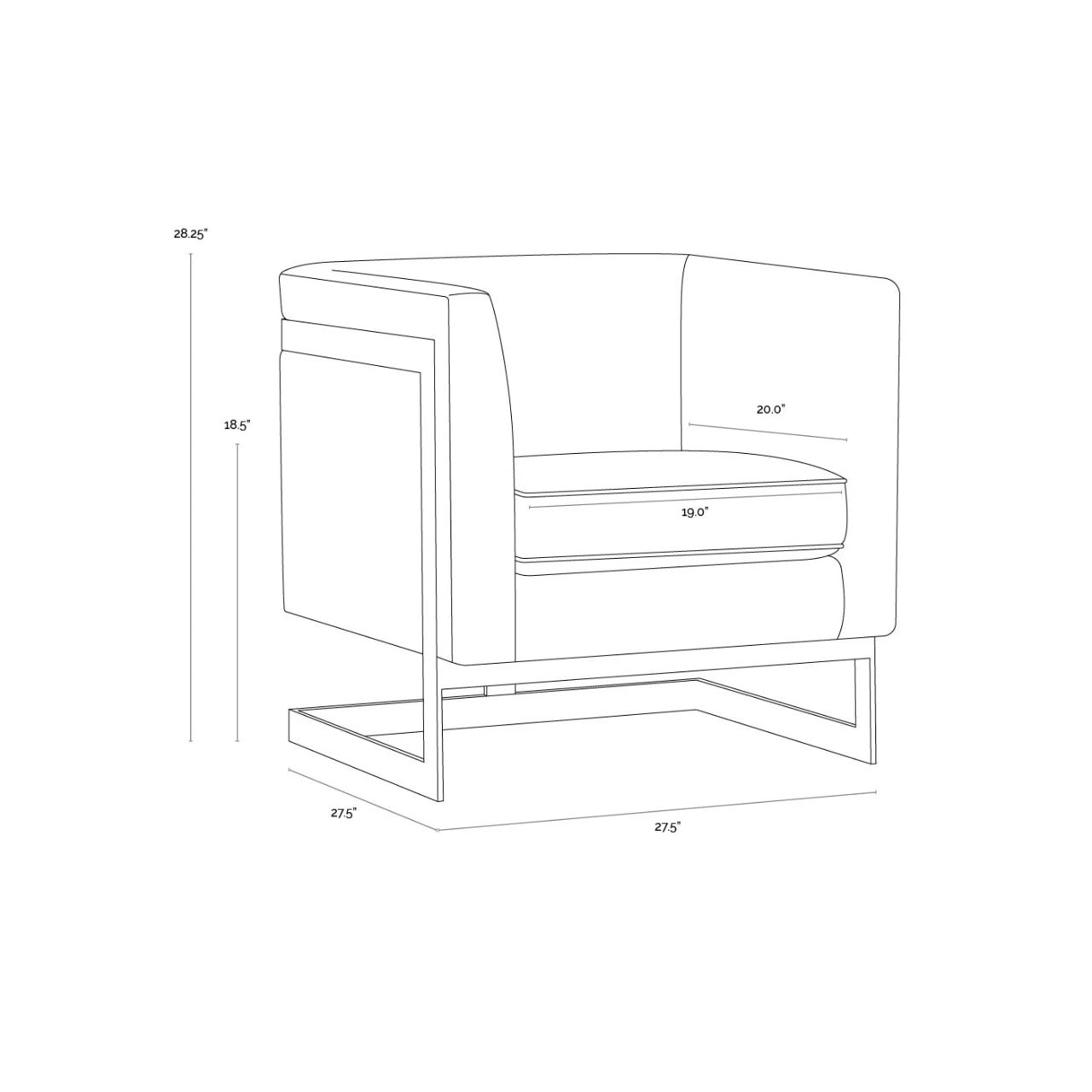 SP - YVETTE ARMCHAIR