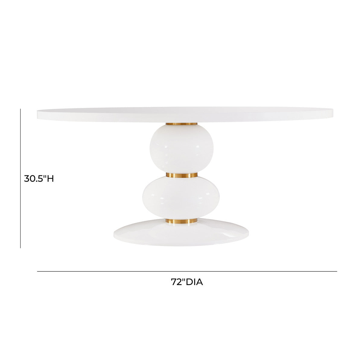 TV - ARIANNA ROUND DINING TABLE