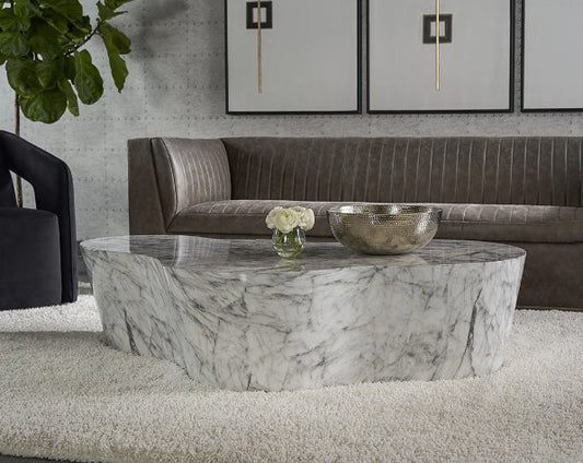 SP - AVA MARBLE COFFEE TABLE