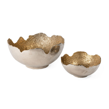 VU - ALORA METAL BOWL S/2