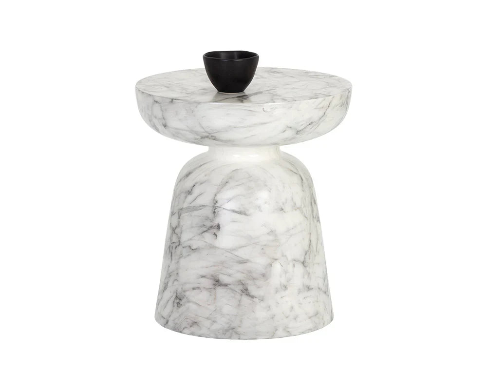 SP - LUCIDA MARBLE SIDE TABLE