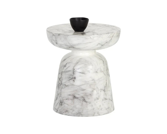 SP - LUCIDA MARBLE SIDE TABLE
