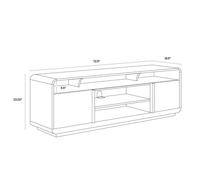 SP - KAYDEN MEDIA CONSOLE AND CABINET