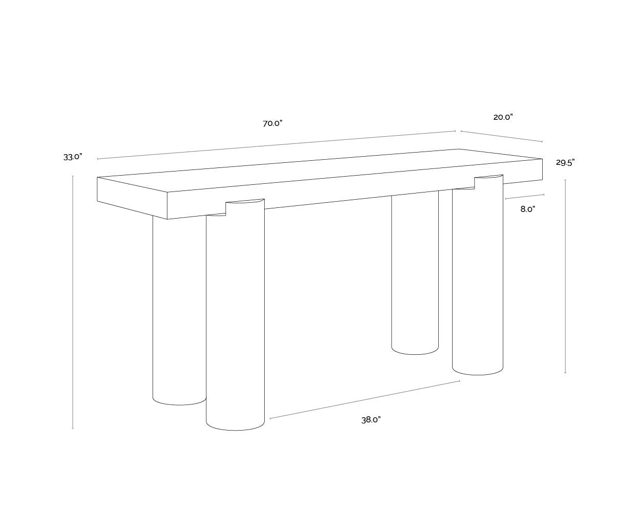 SP - ARDI CONSOLE TABLE