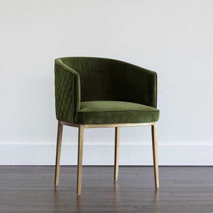 SP - CORNELLA DINING CHAIR IN FOREST GREEN