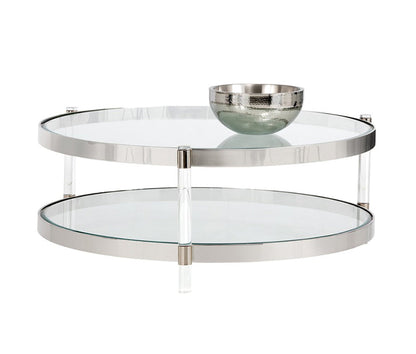 SP - YORK SILVER COFFEE TABLE