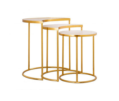 TV - CRESCENT NESTING TABLES