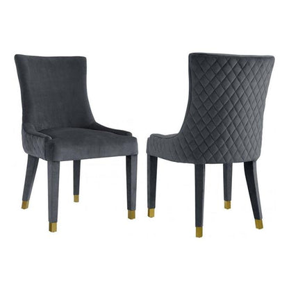 TV - DIAMOND GREY DINING CHAIR S/2