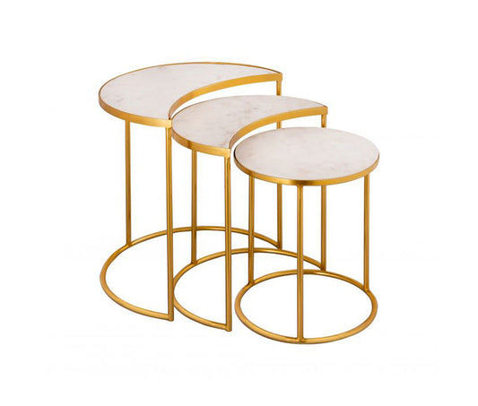 TV - CRESCENT NESTING TABLES