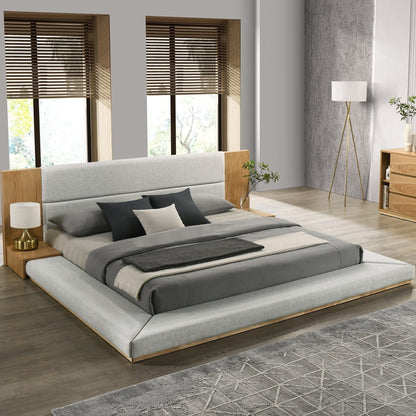 VG - NOVA DOMUS JAGGER MODERN NATURAL OAK BED