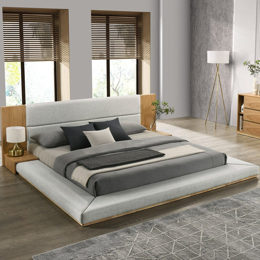 VG - NOVA DOMUS JAGGER MODERN NATURAL OAK BED