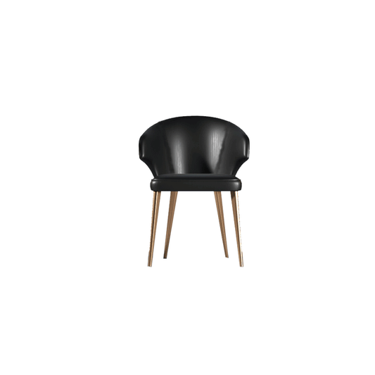 EF - WAVE DARK GREY DINING CHAIR