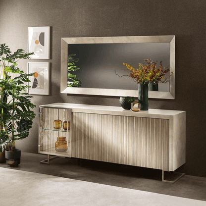 EF- Luce 4 Door Buffet w/ Mirror
