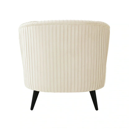 TV - MALIAH PLEATED VELVET CHAISE