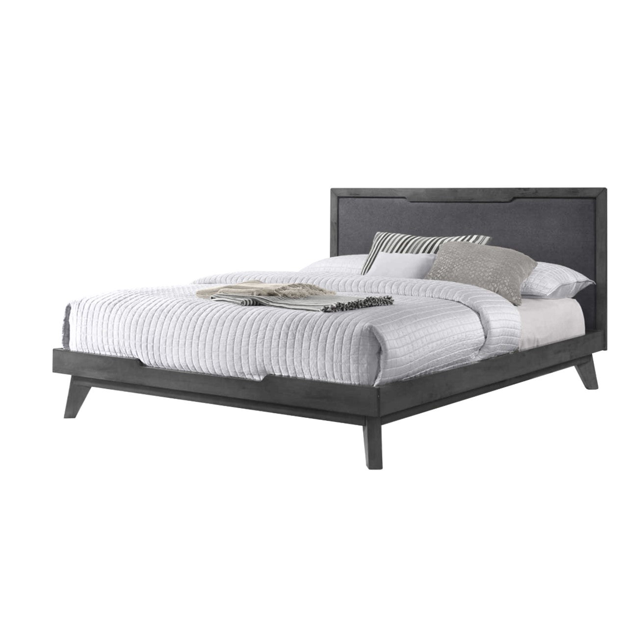 VG - NOVA DOMUS SORIA MODERN GREY WASH BED