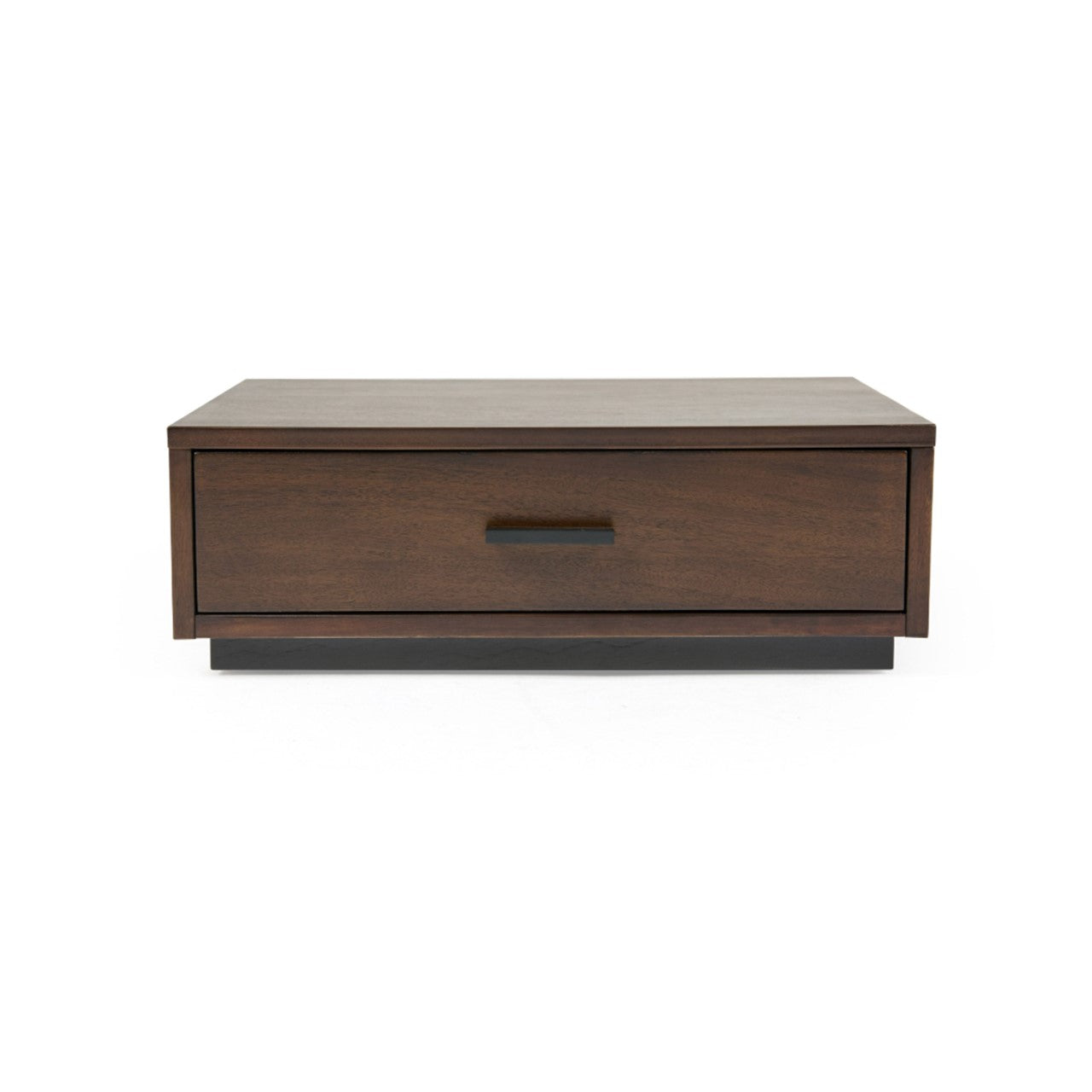 VG - NOVA DOMUS FANTASIA - DARL WALNUT/DARK GREY BED AND TWO NIGHTSTANDS