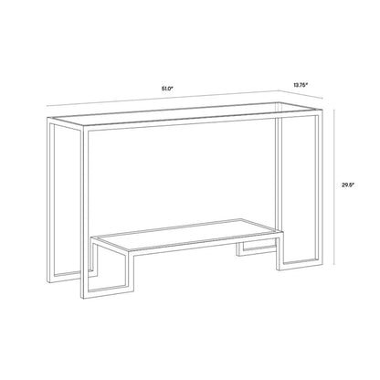 SP - CARVER CONSOLE TABLE