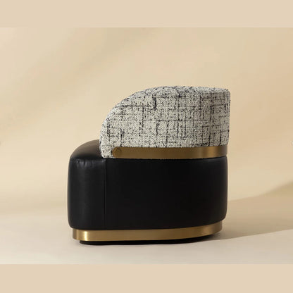 SP - BRINDA SWIVEL LOUNGE CHAIR BRAVO BLACK