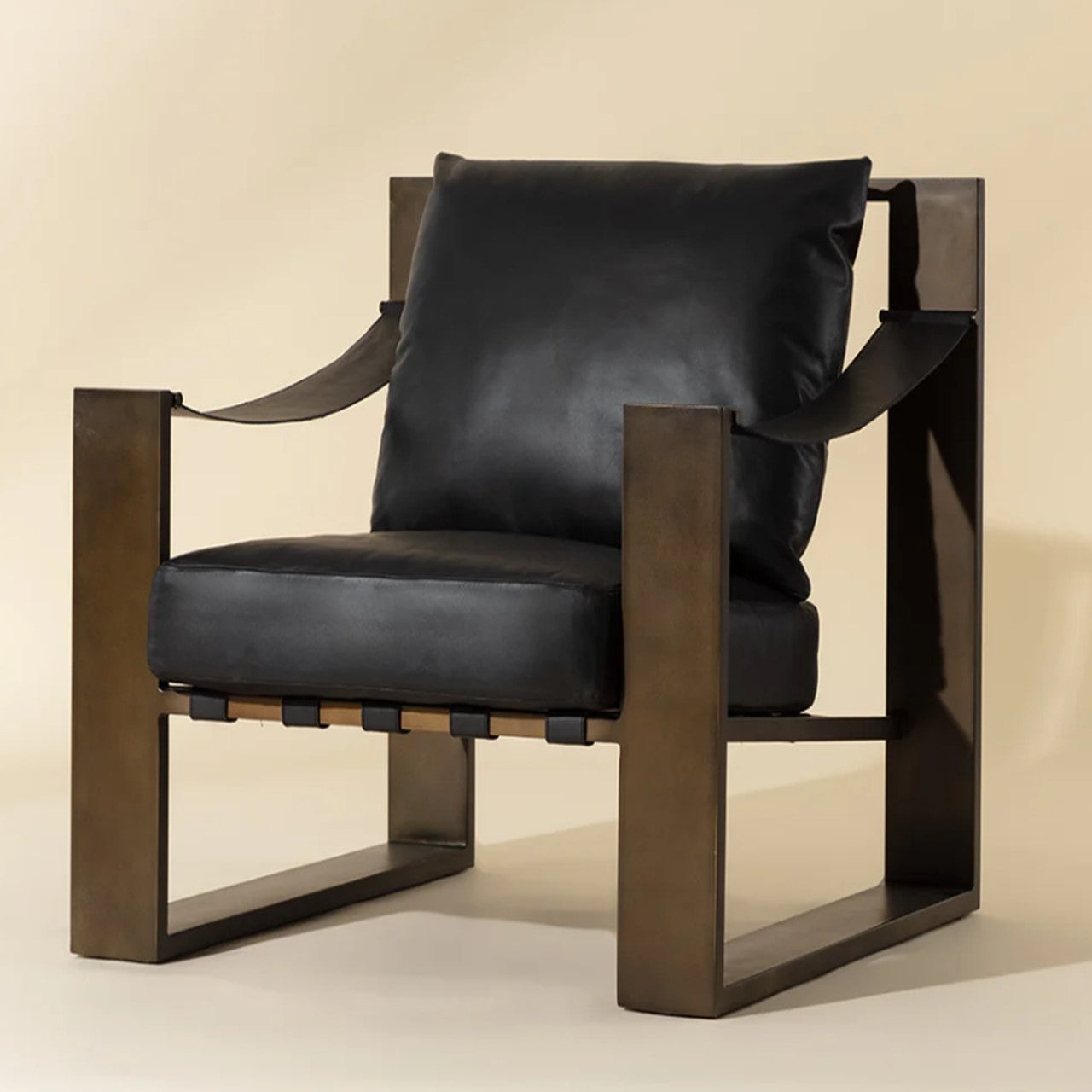 SP - BERKE LOUNGE CHAIR - ANTIQUE BRONZE