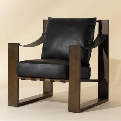 SP - BERKE LOUNGE CHAIR - ANTIQUE BRONZE