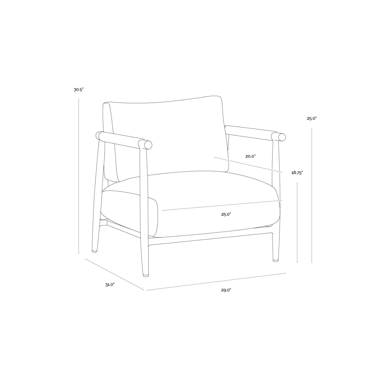 SP - MUROS LOUNGE CHAIR