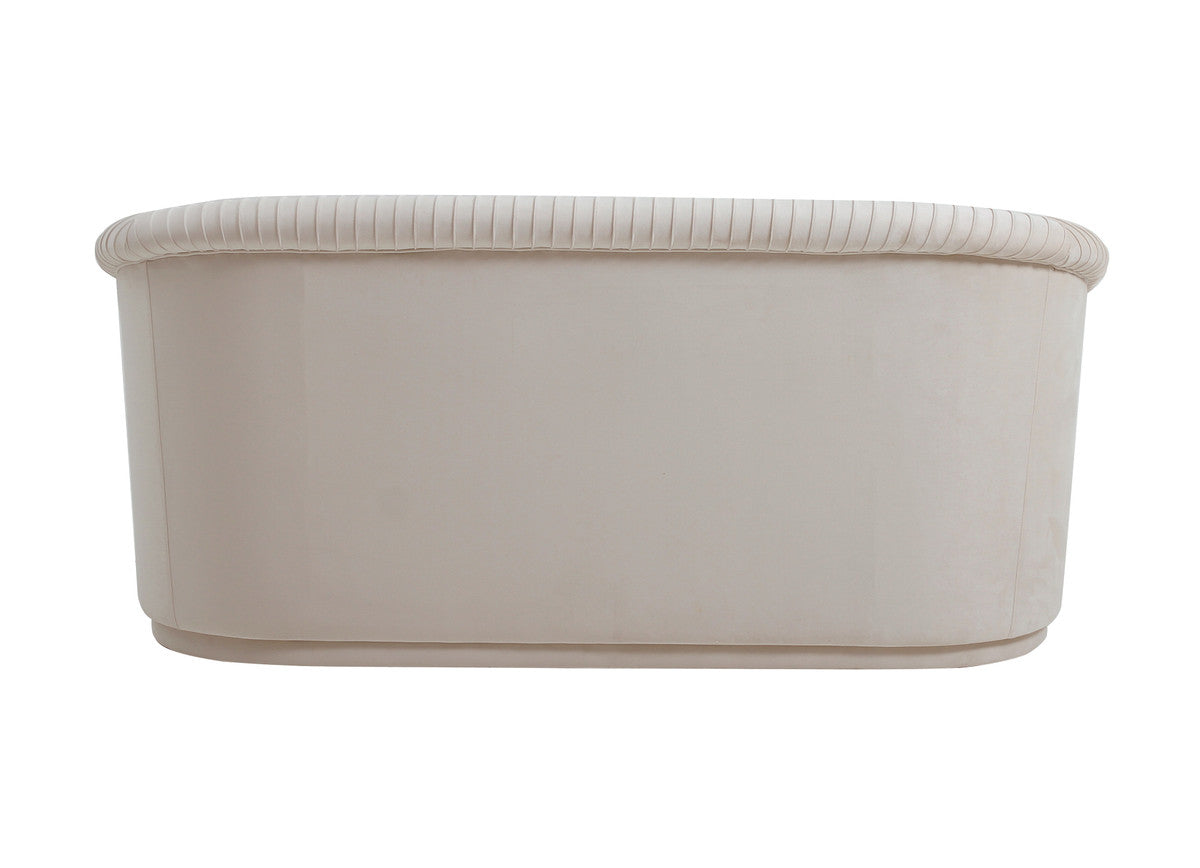 TV - YARA PLEATED VELVET LOVESEAT