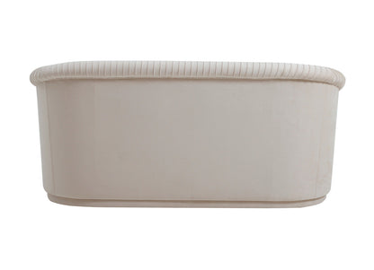 TV - YARA PLEATED VELVET LOVESEAT