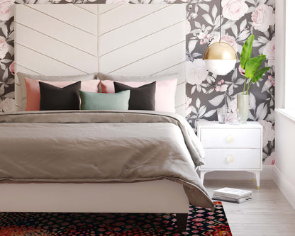 TV - JAVAN CREAM VELVET KING BED