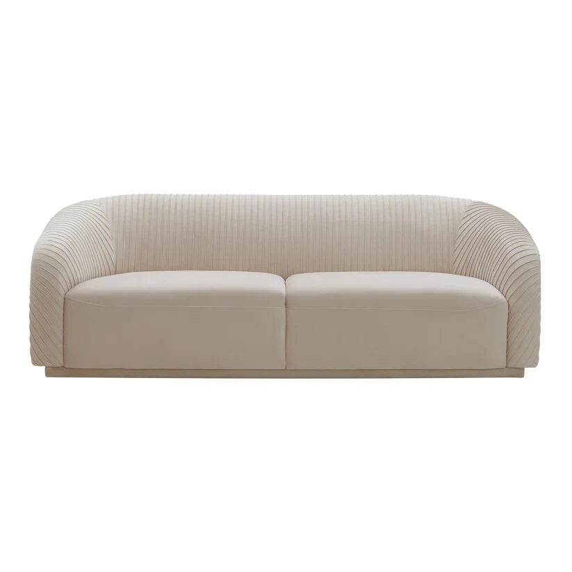 TV - YARA PLEATED VELVET SOFA