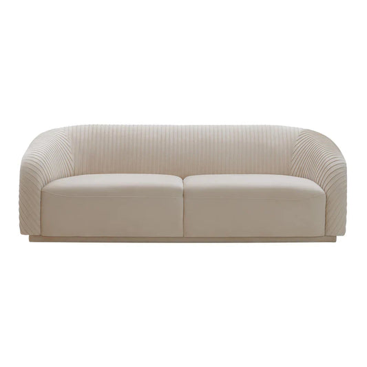 TV - YARA PLEATED VELVET SOFA