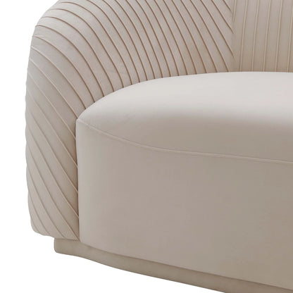 TV - YARA PLEATED VELVET SOFA