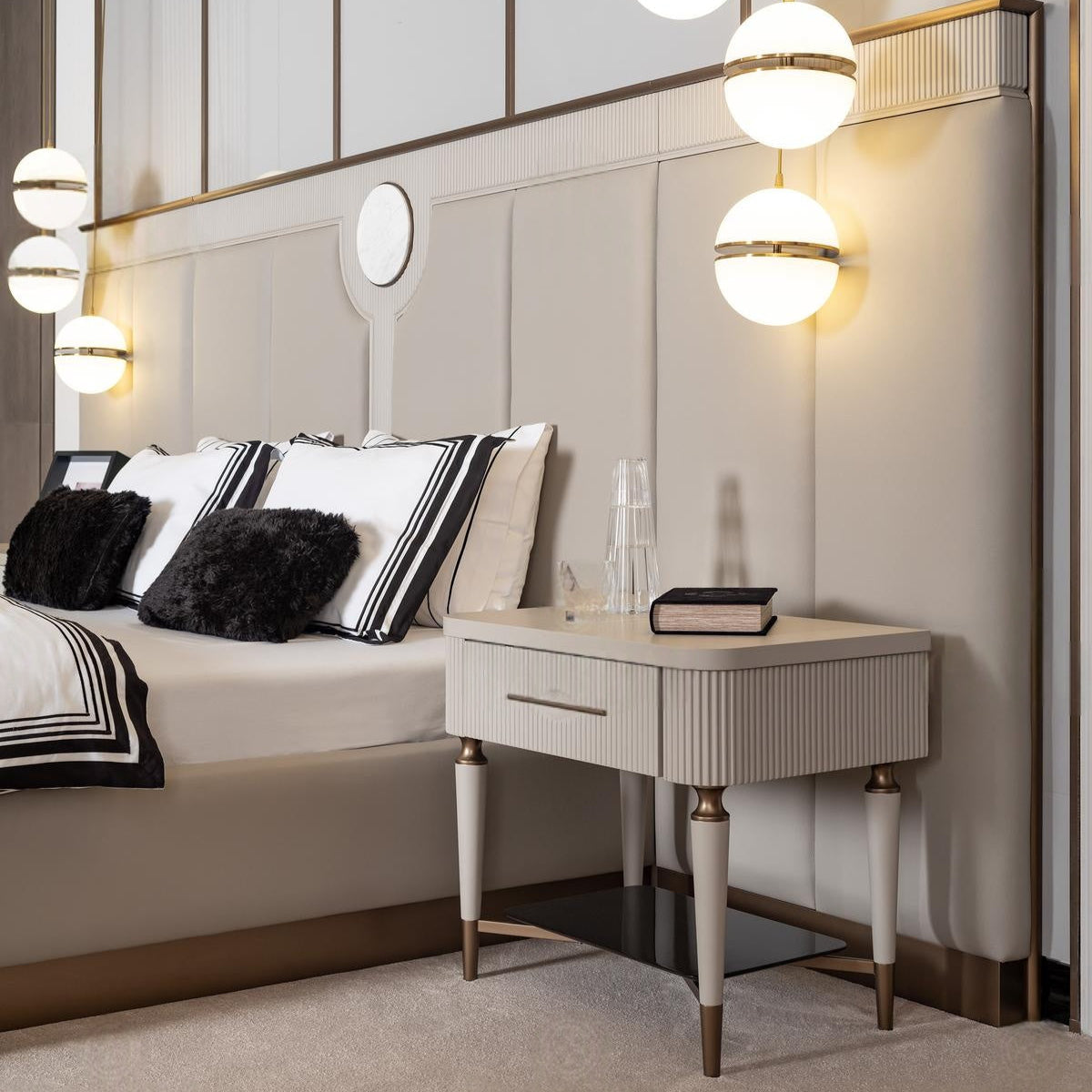 GB - ECRUE NIGHTSTAND