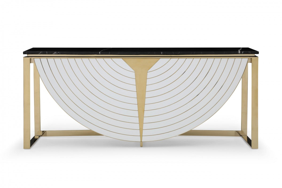 VG - FLAVIO GOLD MARBLE CONSOLE