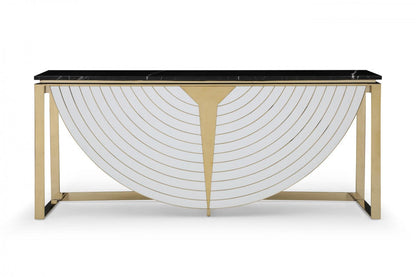 VG - FLAVIO GOLD MARBLE CONSOLE